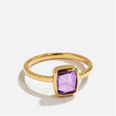 Seraphina Amethyst Gold Plated Ring