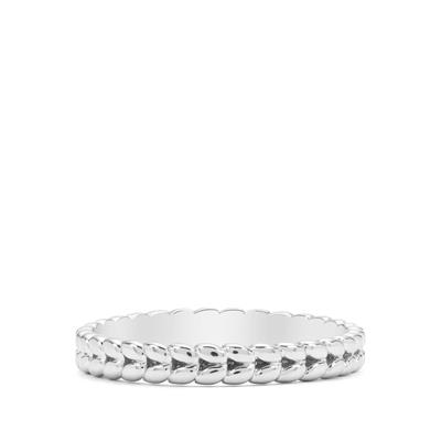 Plaited Sterling Silver Ring 