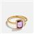 Seraphina Amethyst Gold Plated Ring