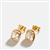 Valentina Crystal Quartz Gold Plated Earrings