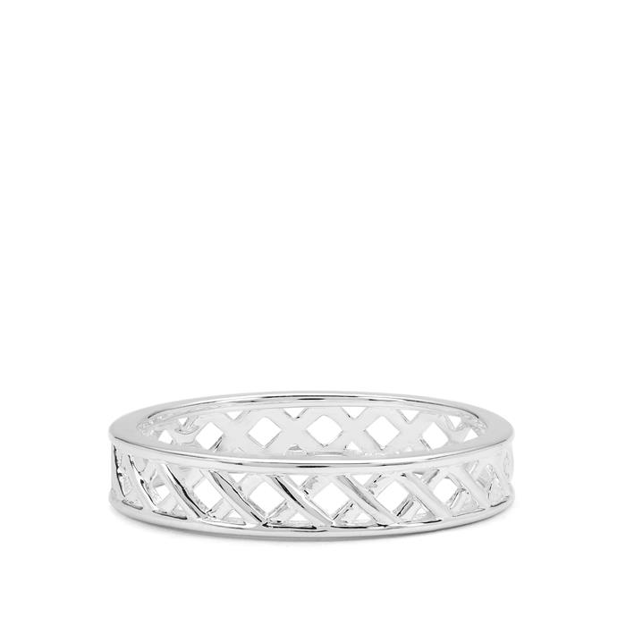 Woven Sterling Silver Ring 