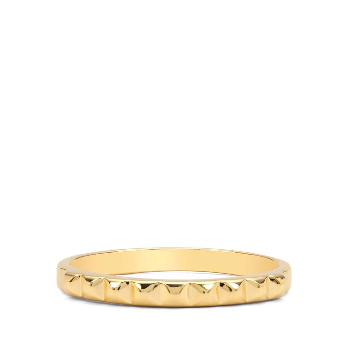 Studded Gold Plated Ring